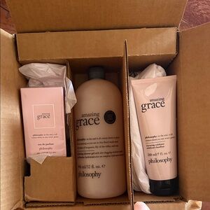 Philosophy Amazing Grace Fragrance and Lotion Trio